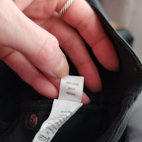 SPANX Leather-Like Straight Leg Pant in black size Small - Picture 3 of 10